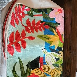 NWT Clarins Hawaii cosmetic bag